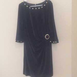 Black Tahari dress